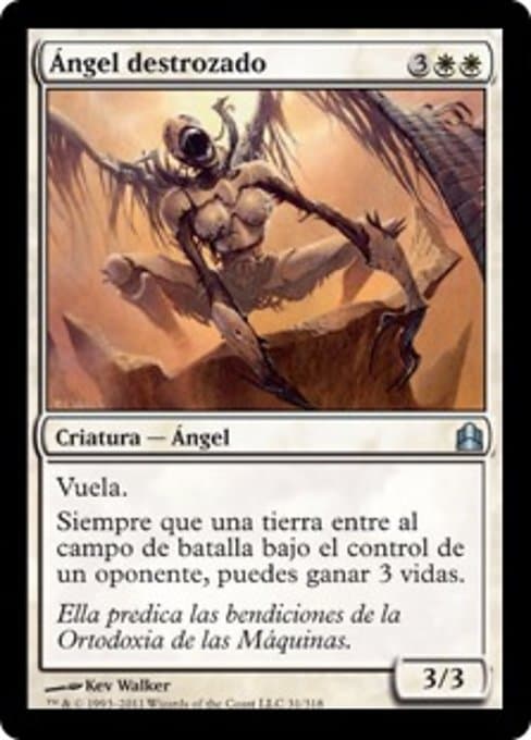 Ángel destrozado