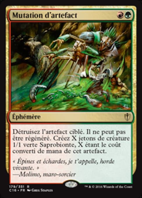 Mutation d'artefact