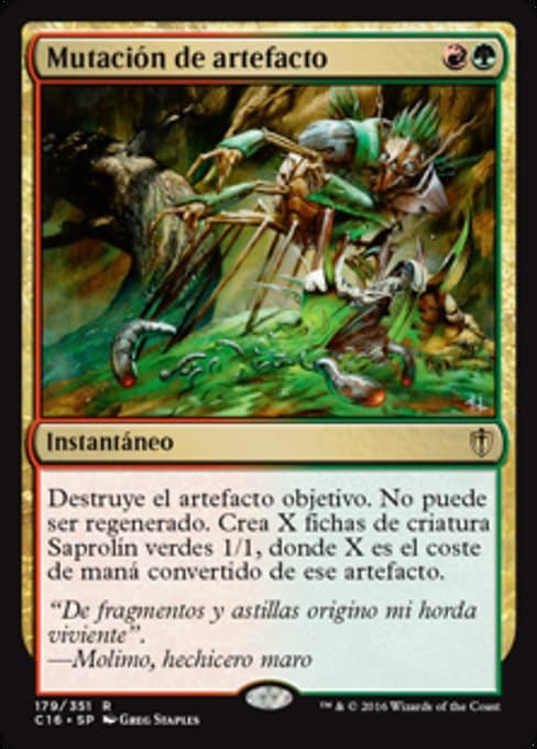 Mutación de artefacto
