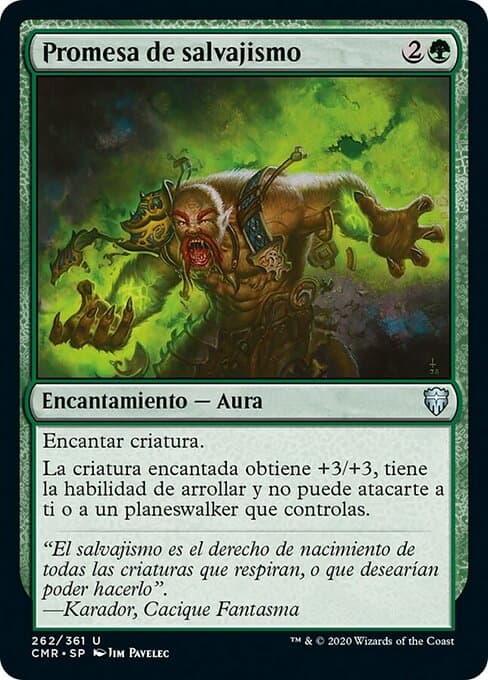 Promesa de salvajismo